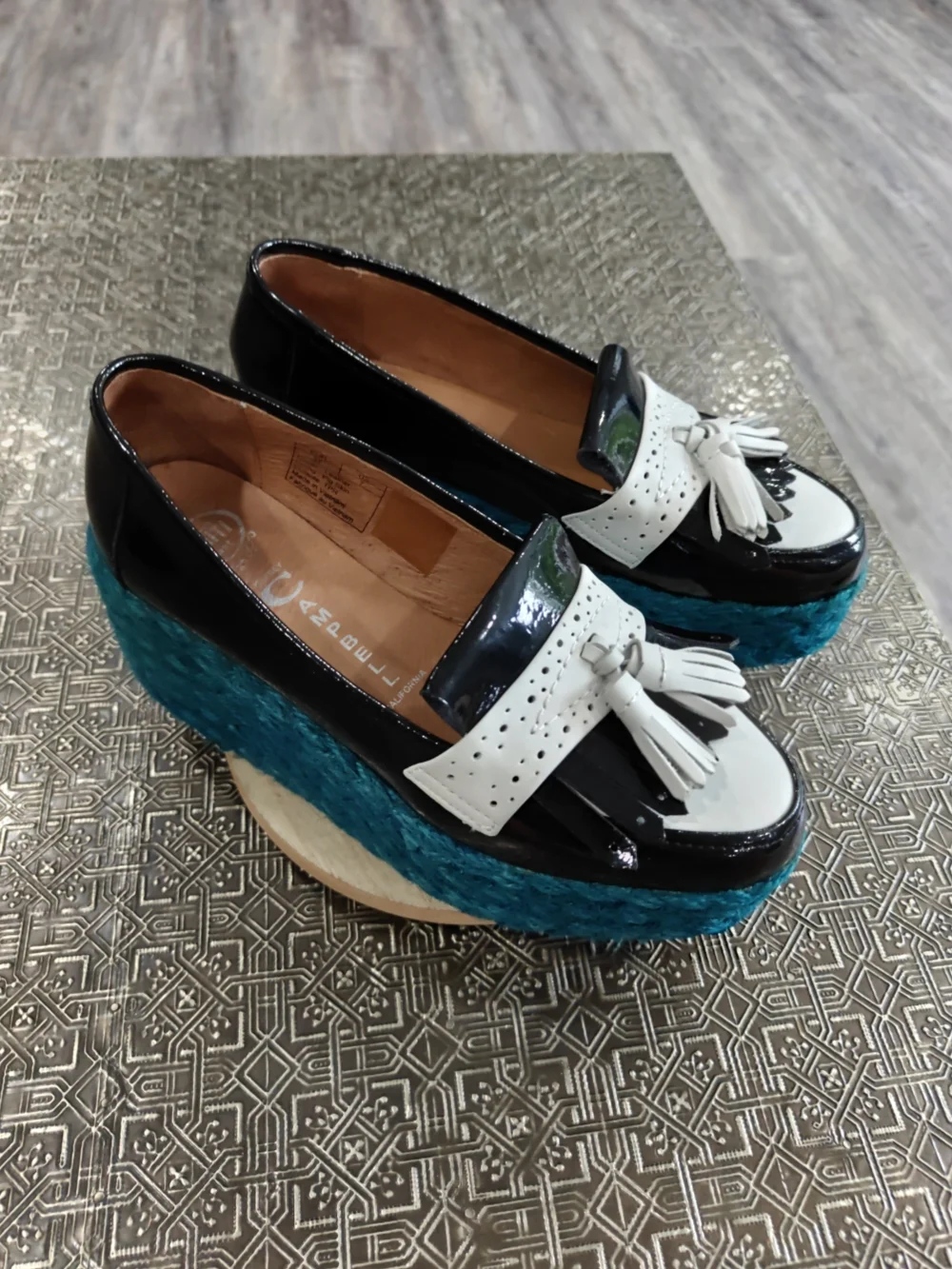 🐢 Jeffrey Campbell Termino platform espadrille loafer Size 7